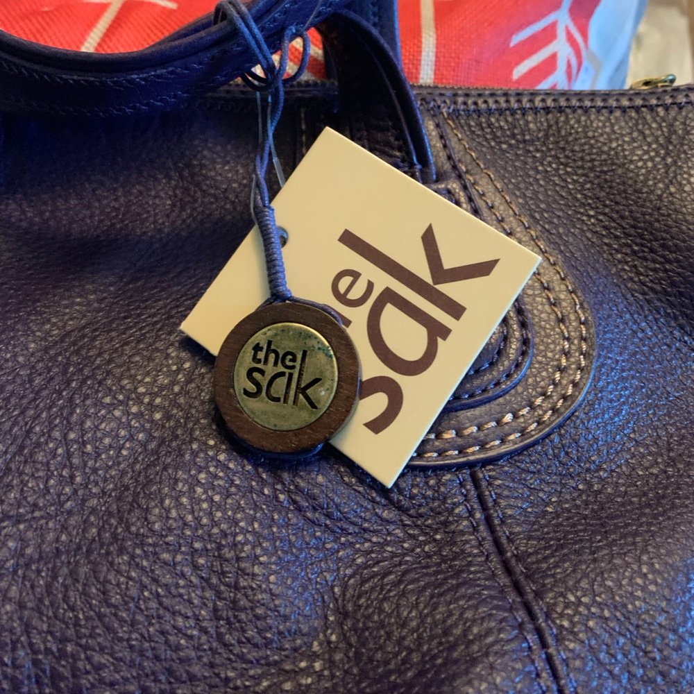 The SAK purple Large zipper puse - Picture 3 of 12